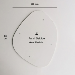 Καθρέφτης SohoAyna85x67cm Μαύρο - Img 9