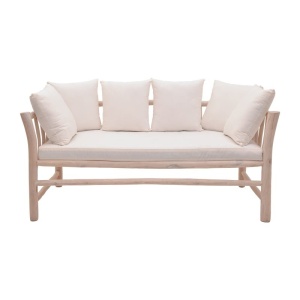 Καναπές κήπου 2 θέσεων Dranjere Boho Pako World Natural 167x80x71 cm - Img 2