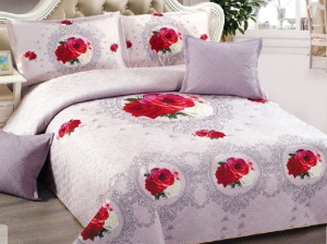 Καπιτονέ Κουβερλί 5 Τεμαχίων Gilly 230x250 cm (Βελούδο)