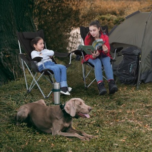 Καρέκλα camping Songmics Μαύρο 81x70x91 cm - Img 2
