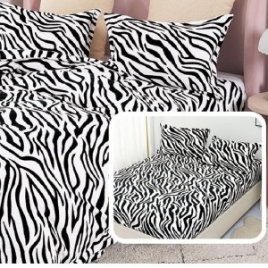 Κλινοσκεπάσματα με Λάστιχο 180x200 cm, Zebra Piese (Cocolino)