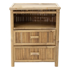 Κομοδίνο Ofra Bamboo 56x46x69 cm - Img 3