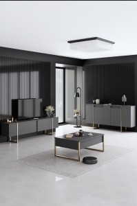 Κονσόλα Luxe Καρυδί 160x35x80 cm - Img 2