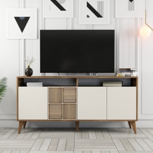 Κονσόλα Milan 160 - Walnut, Cream - Img 5
