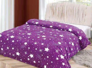 Κουβέρτα Cocolino Star Comet Purple 200x230 cm
