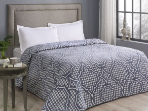 Κουβέρτα Evana Γκρι 200x220 cm (Βαμβάκι)