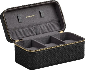 Κουτί Αποθήκευσης Ρολογιών Songmics Γκρι 20x11x9 cm