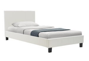 Κρεβάτι μονό 100x200 cm Nevil 141 Λευκό ματ