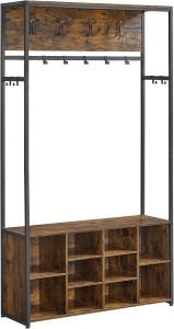 Κρεμάστρα Καφέ Vasagle 100x32x180 cm