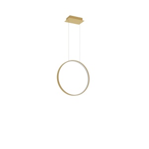 Κρεμαστό φωτιστικό LED Rio, Χρυσό, 4000K, 55x16x150 cm
