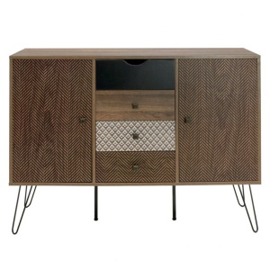 Μπουφές Boho Walnut 122x39.5x86 cm - Img 4