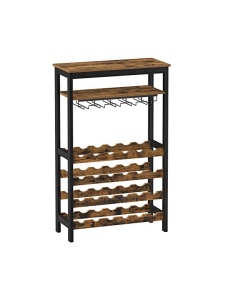 Ντουλάπι Κρασιών, Songmics, KWR028B01, 24 φιάλες, 30 x 66 x 100 cm