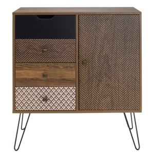 Ντουλάπι με Συρτάρια Boho Walnut 79.5x39.5x86 cm - Img 5