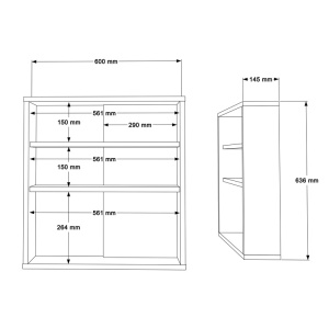 Ντουλάπι Μπάνιου με Καθρέφτη Bagno, Pako World, Λευκό, 60x14x63 cm - Img 5