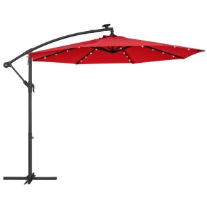 Ομπρέλα σκίασης, Songmics, 300 cm, UPF 50+, Κόκκινο
