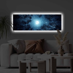 Πίνακας με LED Urban Denizen Πολύχρωμο 30x90 cm