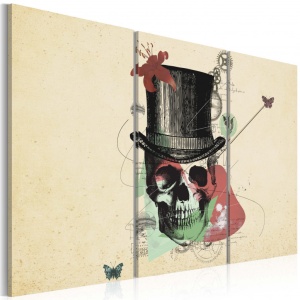 Πίνακας - Gentleman's skeleton 90x60 cm