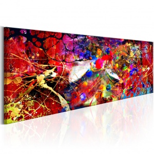 Πίνακας - Red Forest 135x45 cm