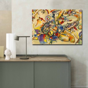 Πίνακας Viola Flow Πολύχρωμος 70x100x3 cm