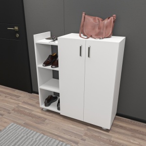 Παπουτσοθήκη Asus Λευκό 90x95x29.6 cm - Img 3