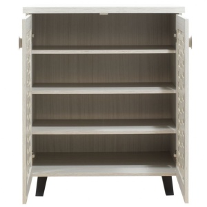 Παπουτσοθήκη Mantam 12 Ζευγάρια Λευκό-Γκρι 78x40x92 cm - Img 6
