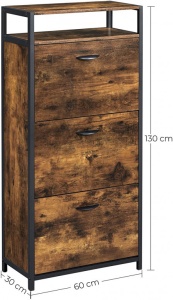 Παπουτσοθήκη Vasagle, 60x30x130cm - Img 6