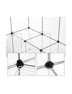 Πάρκο για κατοικίδια, Songmics, Λευκό, LPC004W01, 143 x 108 x 92 cm - Img 6