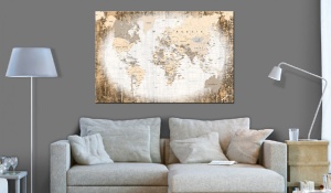 Πίνακας από φελλό - Enclave of the World [Cork Map] 90x60 cm - Img 2