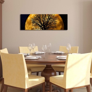 Πίνακας καμβά με φωτισμό LED 3090DACT-71 Πολύχρωμο 30x90x3 cm - Img 4