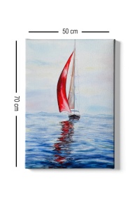 Πίνακας καμβά Πολύχρωμος 50x70x3 cm - Img 3