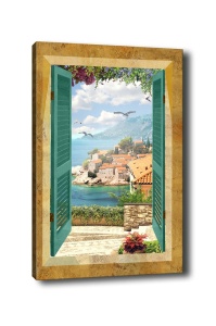 Πίνακας καμβά Πολύχρωμος 50x70x3 cm - Img 3
