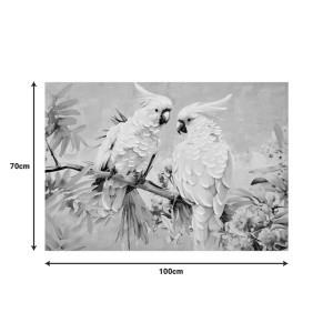 Πίνακας καμβά Parote, Pako World, 100x3x100 cm - Img 2