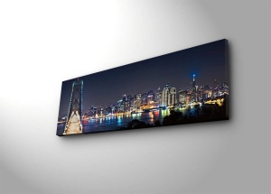 Πίνακας με LED 3090İACT Πολύχρωμο 30x90x3 cm - Img 4