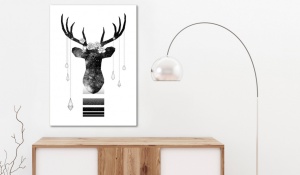Πίνακας - Abstract Antlers (1 Part) Vertical 40x60 cm - Img 2