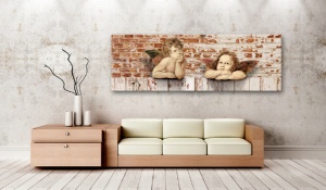 Πίνακας - Angels Relaxation 120x40 cm - Img 2