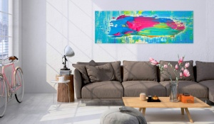 Πίνακας - Blue Island 150x50 cm - Img 2