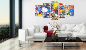 Πίνακας - Colourful Imagination 100x50 cm - Img 2