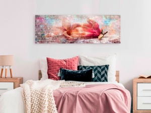 Πίνακας - Colourful Magnolias (1 Part) Narrow 135x45 cm - Img 2