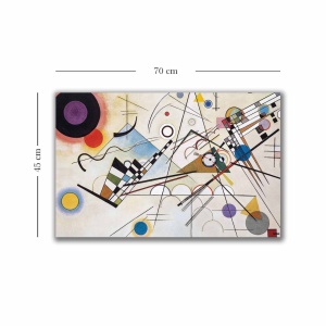 Πίνακας Fiore Brillante Πολύχρωμος 45x70 cm - Img 3