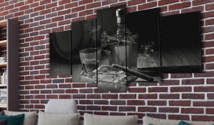 Πίνακας - Gentlemen's Evening III 100x50 cm - Img 2