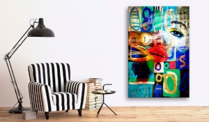 Πίνακας - Kiss of Modernity 80x120 cm - Img 2