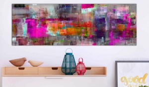 Πίνακας - Land of Colors 150x50 cm - Img 2