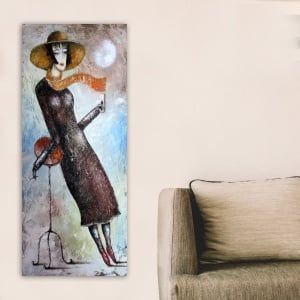 Πίνακας Roma Fiore Πολύχρωμος 50x120 cm