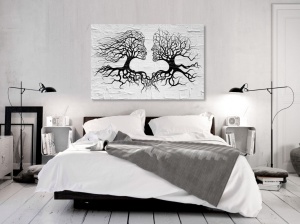 Πίνακας - The Kiss of the Wind (1 Part) Wide 90x60 cm - Img 2