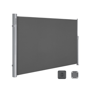 Πλευρική τέντα Songmics Γκρι 200x300 cm