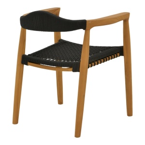 Πολυθρόνα Κήπου Ganny Boho Pako World Μαύρο 59x56x71 cm - Img 2