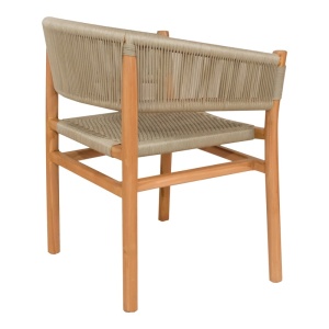 Πολυθρόνα Κήπου Kajone Boho Pako World Κρεμ 62x55x75 cm - Img 2
