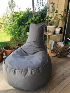 Πολυθρόνα Κήπου puf beanbag Aktif Γκρι