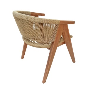 Πολυθρόνα Κήπου Wolly Boho Pako World Φυσικό 60x60x76 cm - Img 2
