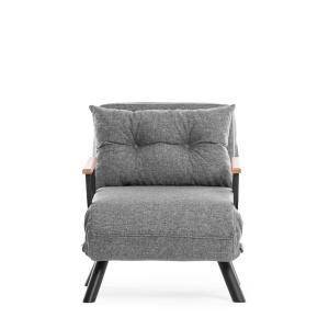 Πολυθρόνα Κρεβάτι Sando Ανοιχτό Γκρι 175x60x60 cm - Img 10